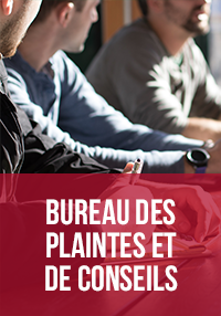 BUREAU DES PLAINTES ET DE CONSEILS